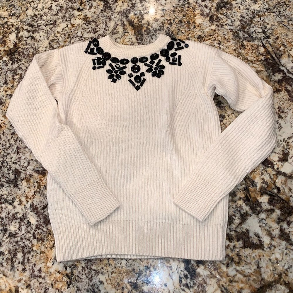 Ann Taylor Beaded Sweater